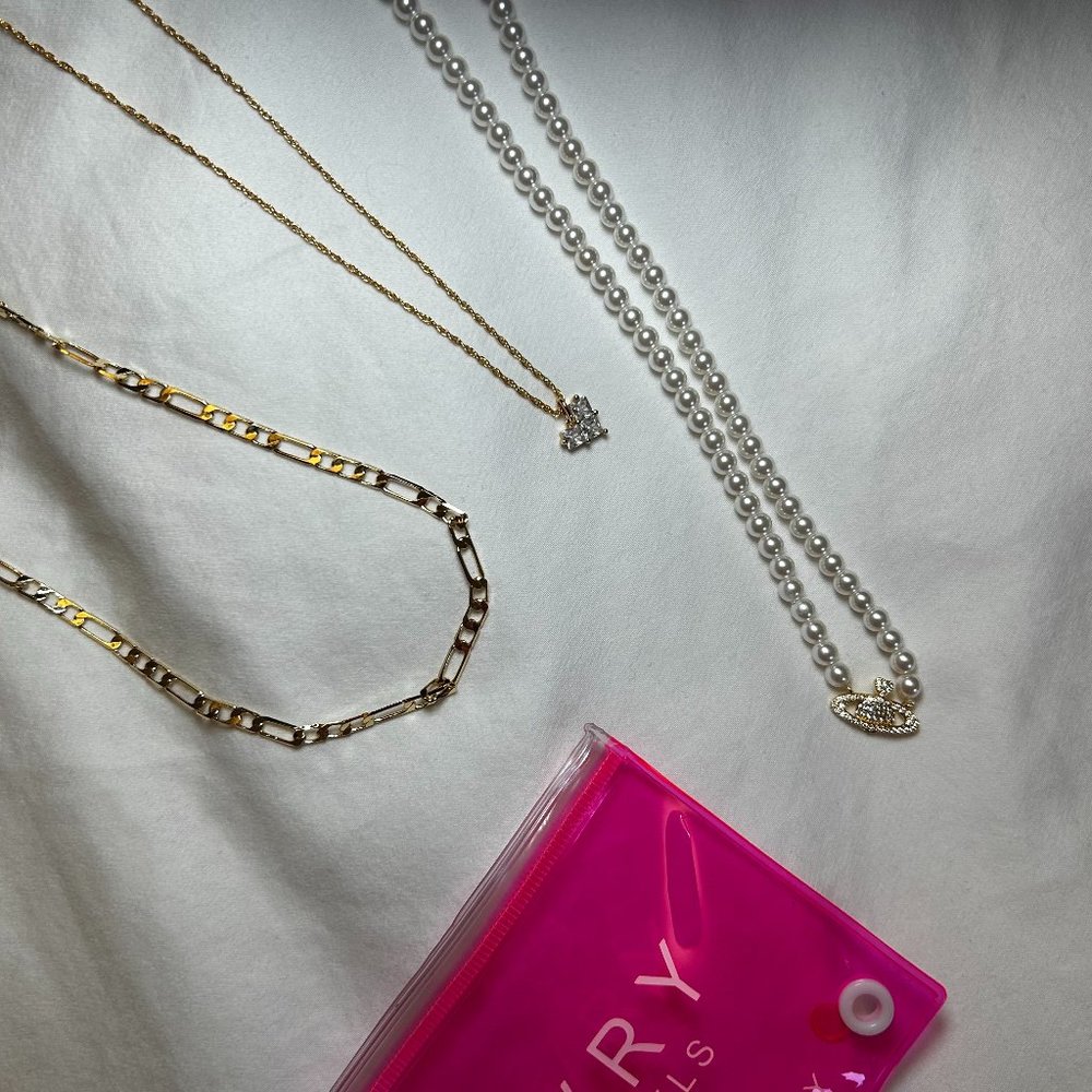 Evry Jewels 3 Pack Necklaces